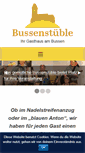 Mobile Screenshot of bussenstueble.de