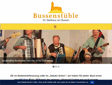 Tablet Screenshot of bussenstueble.de